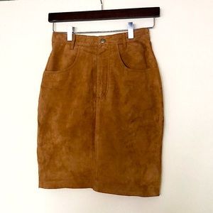Genuine Leather Skirt